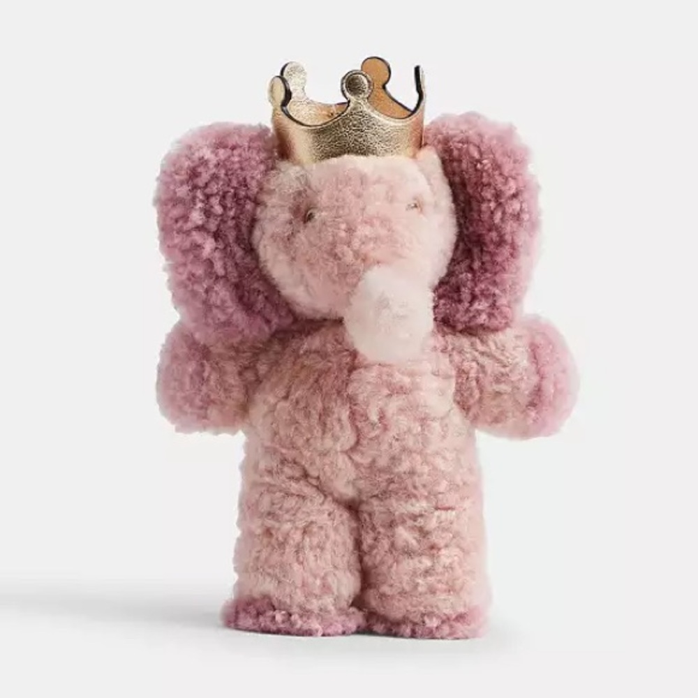 Coach Ellie with Crown Shoe Charm Shearling